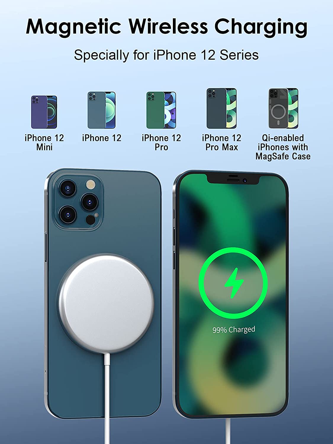 MagSafe Silver Wireless Charger