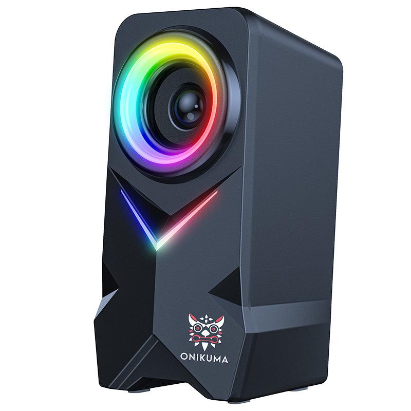 ONIKUMA L2 RGB Full Range Speaker, 15 Inch Home Tweeter Professional Sound Speaker, Home Theater Sound Speaker, Gaming Speakers